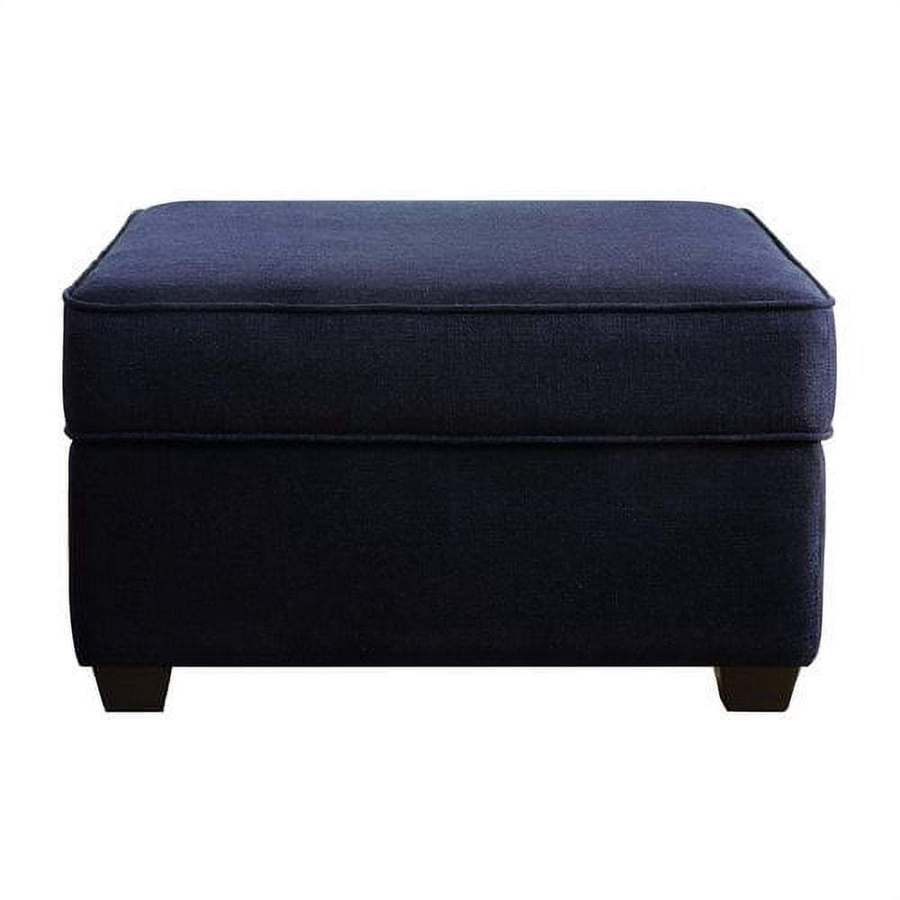 Serta Olin Upholstered Footrest Ottoman with Storage, Granite Gray