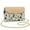 Cactus Print, variant on Aztec Tribal Crossbody Bags Leather Women Minimalist Vintage Quilted Leather Crossbody Bags for Women with Chain Strap Craftsmanship Soft Versatile for Daily Life