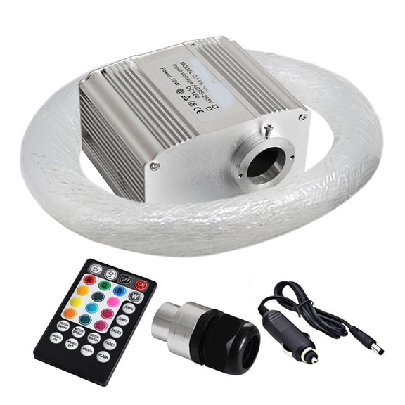 10W RGBW LED Car Roof Starlights Ceiling Board Fiber Optic Floodlight Kit Interior Starry Sky Ambient Light With APP RF Control ,Safe to Use