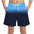 thumbnail image 3 of QNANSPI Boys Swim Trunks, Beach Swimwear for Kids, 4-15 Years Youth Boys Solid Color Swim Trunks Fast-Drying with Side Pockets Elastic Waist for Beach Vacation Surfing Pool Daily Wear, 3 of 7