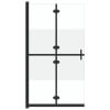 thumbnail image 6 of vidaXL Foldable Walk-in Shower Wall Half Frosted ESG Glass 43.3"x74.8", 6 of 6