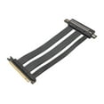 thumbnail image 1 of PCIE 5.0 X16 Riser Cable, Gen 5 GPU Graphics Card Extension Cable, 128GBs Speed, Compatible with PCIE 4.0 and WRX80, 90E RTX4090, 5090, RX8900, RX7900XTX, 1 of 7