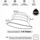 thumbnail image 2 of Baby Sun Hat Unisex Kids Bucket Hat Boy Girl Outdoor Wide Brim Sun Protection Cap, Pink, 2 of 5