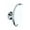 Aluminum, variant on Ives 574A Contemporary 4 3/4" Height Cast Aluminum Coat And Hat Hook - Chrome