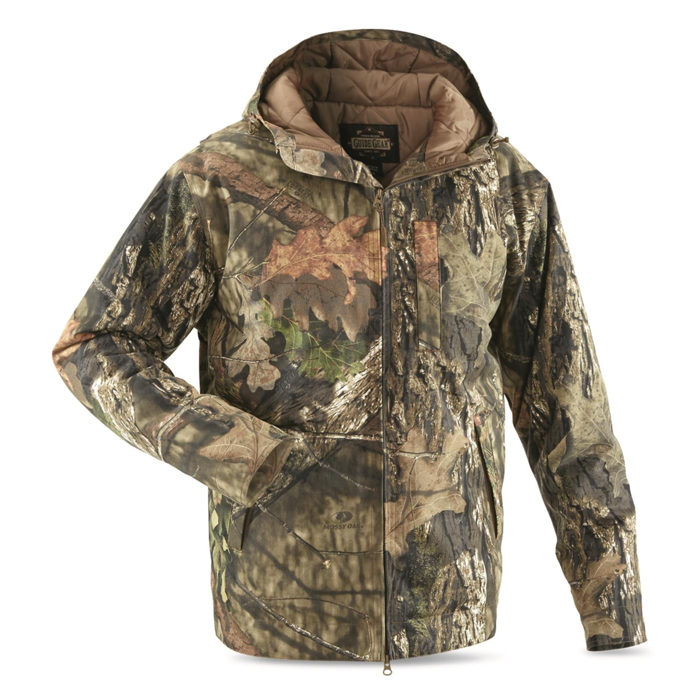 Guide Gear Mens Silent Adrenaline II Insulated Hunting Jacket, Tactical