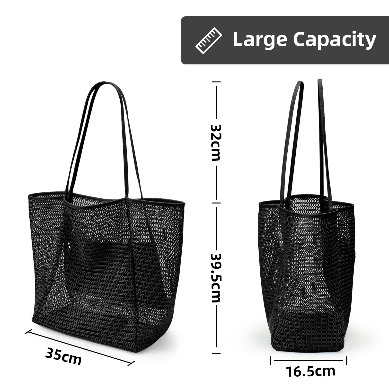 cfpolar Summer Sandy Beach Starfish Seashell（02） Large Tote Bag For Women  Shoulder Handbags with Zippper Top Handle Satchel Bags for Shopping Travel
