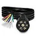 thumbnail image 3 of True Mods 8ft 7-Way Trailer Plug Cord Wiring Harness [7-Pin Trailer Wire Cable] [Brake & Light Control] [10-14AWG] 7 Prong Trailer Light Cord Wiring Connector for RV, 3 of 4