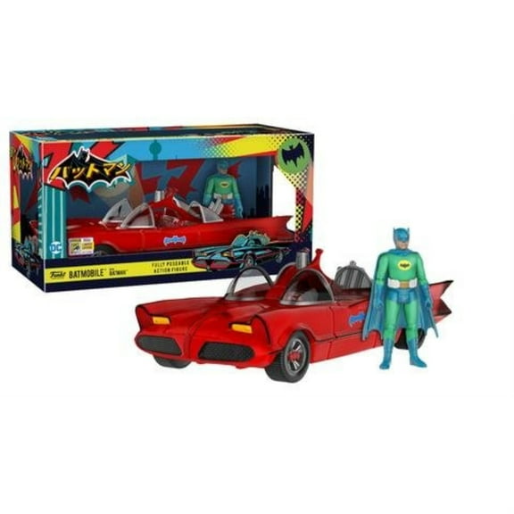 Funko: Batmobile w/ Batman Action Figure (Red) (LE 1500) Exclusive