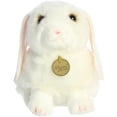 thumbnail image 5 of Aurora - Small White Miyoni - 9" Lop Eared Bunny - Realistic Stuffed Animal, 5 of 5