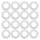 thumbnail image 1 of 25 uds DIY Bipeltate Donut corona accesorios artesanales círculo redondo ornamento, 1 of 7
