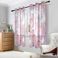 thumbnail image 2 of Yayeee Window Curtains Light Filtering 63"x42" Grommet Panel Pair Home Living Room Decor, Purple Halloween, 2 of 7
