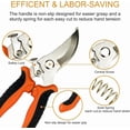 thumbnail image 3 of PURELY- Pruning Shears 4 Pack, Garden Shears With Gardening Gloves, Clippers Handheld, S, 3 of 6