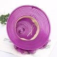 thumbnail image 3 of Mengen Women's Organza Tea Party Wedding Hat UV Protection Wide Brim Sun Hat/Deep Purple, 3 of 4
