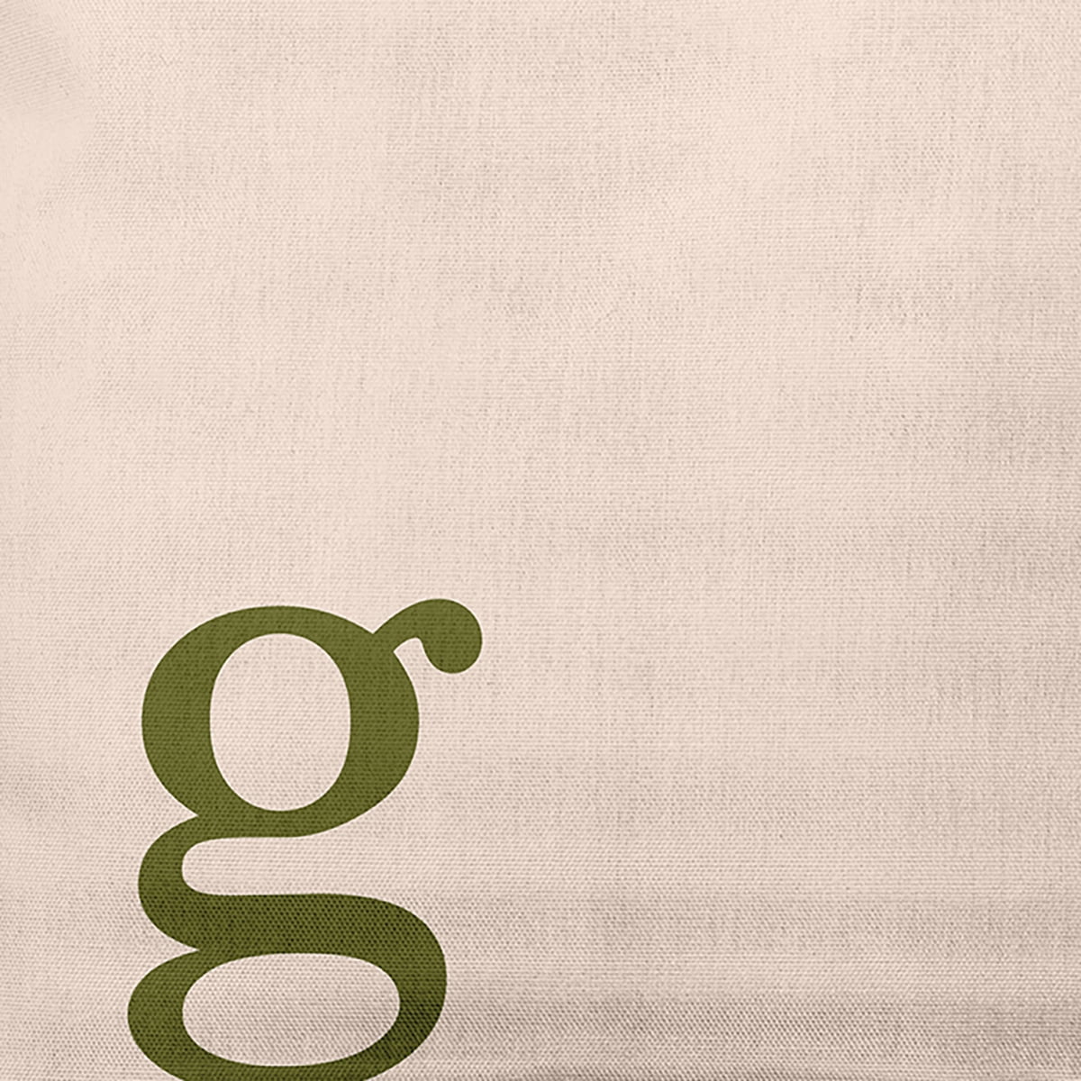 Simply Daisy 18" x 18" Modern Monogram Indoor/Outdoor Polyester Throw Pillow, Olive