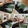 thumbnail image 5 of Area Rugs 2.7'x5', Black Christmas Tree Carpet for Living Room Bedroom Dining Room, Xmas Trees Snowflakes Winter Holiday Throw Kitchen Rugs Non Slip Washable Rectangle Indoor Outdoor Rugs, 5 of 8
