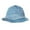 Blue, variant on Fisherman Hat Breathable All Match with Windproof Rope Sun Protection Flat Top Anti-UV Cowboy Wide Brim Foldable Sun Hat Daily Wear