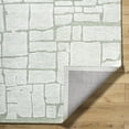 thumbnail image 2 of Hauteloom Yetty Wool Living Room, Bedroom Area Rug - Contemporary - Sage, Ivory, Stone - 2' x 3', 2 of 5