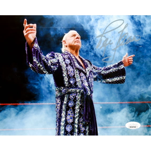Ric Flair Autographed 8x10 Photo WWE JSA 228790