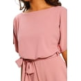 thumbnail image 5 of Women's Pink Over The Top Belted Playsuit, 5 of 5