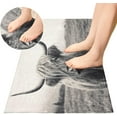 thumbnail image 3 of GZHJMY Highland Cow Kitchen Mat Soft and Absorbent Bath Mats for Bathroom Non Slip Quick Dry Shaggy Bath Carpet Machine Wash for Kitchen Bathroom Shower Home Decor 39x20 in, 3 of 7