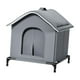 thumbnail image 3 of Casa para gatos de exterior, elevada, resistente a la intemperie, portátil, con aislamiento, refugio para mascotas M, 3 of 8