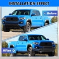 thumbnail image 4 of For 2016-2023 Toyota Tacoma 3 IN 1 Front Bumper Assembly(Mid-Width Front Bumper+Bull Bar) w/2 x D Shackles + Flip-up Licence Plate Mounting Bracket, 4 of 13