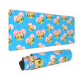 thumbnail image 2 of Disketp Gaming Mouse Pad Avocado Lovers Pattern Large Mouse Mat Long Extended Desk Pad Non-Slip Rubber Mice Pads Stitched Edges Thin Pad (11.8x31.5 Inch), 2 of 9