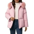 thumbnail image 2 of Pyhlmscde Women's Casual Mid To Waisted Thick Warm Cotton European And American Down, Puffer Jacket Womens, Winter Coats for Women, Winter Clothing for Women, 2 of 4