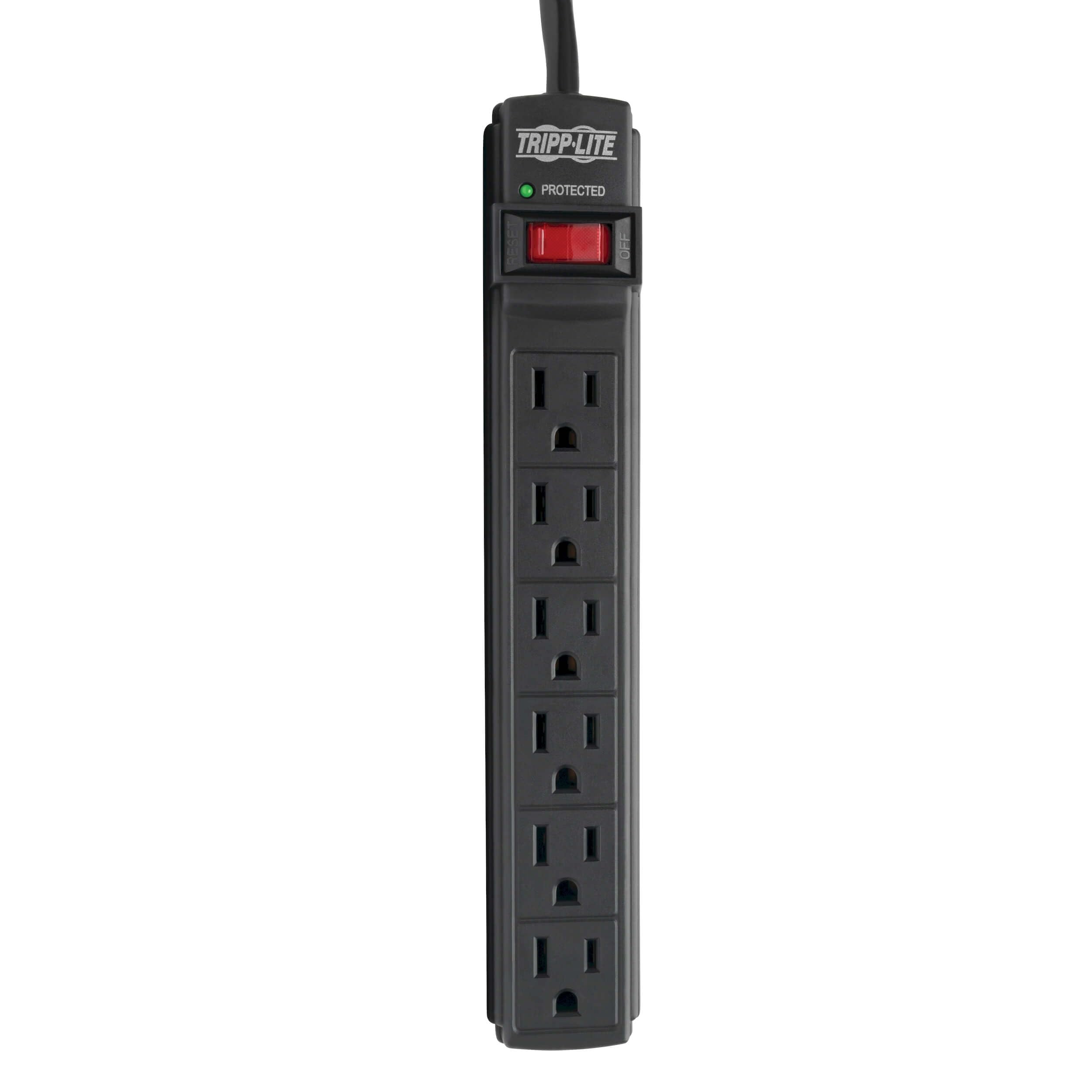 Tripp Lite TLP6B 6-Outlet, 6ft. cord Surge Protector