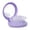 Purple, variant on ACDANC Mini Hair Brush Mirror Combo,Compact Purse Size,Elegant Violet Purple,1-Pack