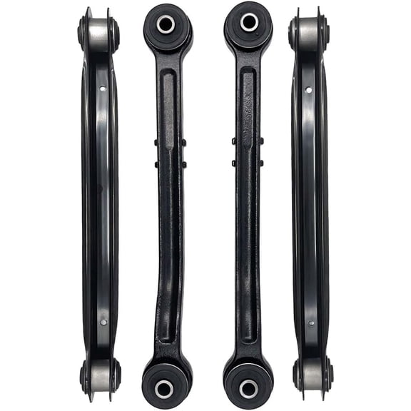 Frenzybro 4 PCs Kit Rear Upper & Lower Control Arms Cast LH RH Sides Replacement For GM SUV