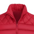thumbnail image 7 of Rhuody Mens Winter Coats Men'S Long Sleeve Autumn Winter Zipper Warm Down Jacket Packable Light Coat Durable Tops Red 2Xl, 7 of 7