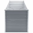 thumbnail image 2 of vidaXL Garden Raised Bed Galvanised Steel 320x80x77 cm Grey, 2 of 5