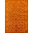 thumbnail image 1 of Ahgly Company Indoor Rectangle Mid-Century Modern OrangeRed Orange Oriental Area Rugs, 3' x 5', 1 of 6