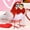 Red, variant on BadyminCSL Valentines Day Artificial Flowers Valentine's Day Decor Standing Figurine Birds Table Ornaments for Home Kitchen Office Holiday Party Decorations