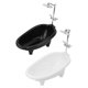 thumbnail image 1 of Small Doll Bathtub Doll House Accessories Assorted Color Plastic Photo Prop 2Pcs, 1 of 5