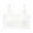 white, variant on Training Bras for Girls Seamless Cami Bralettes Sports Striped Vest, 7-12Y