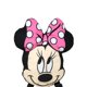 thumbnail image 1 of Mochila Disney Minnie Mouse blanca para niños mayores de 3 años, 1 of 2