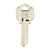 Hy-Ko Kwikset KW1 Lock Key Blank, Durable Metal, Precision Cut, 1-Pack