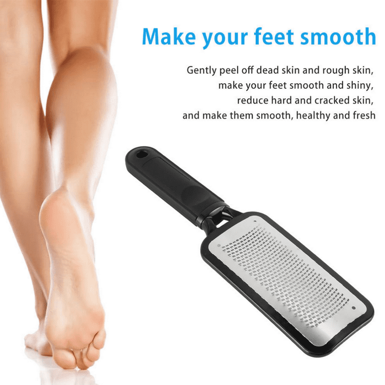 Antonki Foot File for Dead Skin, Callus Remover for Feet, Metal Foot  Scrubber for Cracked Heel, Professional Colossal Foot Rasp Pedicure Tool to