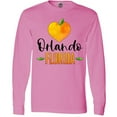 thumbnail image 3 of Inktastic Orlando Florida Orange in Heart Long Sleeve T-Shirt, 3 of 5