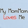 thumbnail image 2 of CafePress - My Mommom Loves Me Infant Bodysuit - Baby Light Bodysuit, Size Newborn - 24 Months, 2 of 4