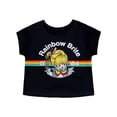 thumbnail image 2 of Rainbow Brite Tween 2- Piece Short Sleeve Top and Shorts Pajama Set with Spa Headband, Sizes 4-12, 2 of 4