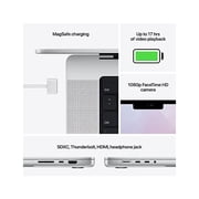 Restored Apple MacBook Pro (14-inch, Apple M1 Pro chip with 8 core CPU and 14 core GPU, 16GB RAM, 512GB SSD) - Silver