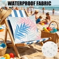 thumbnail image 6 of Yhmxh Waterproof Outdoor Throw Pillow Cover, Leaves Print Square Decorative Cushion Case, Weather Resistant Patio Sofa Couch Pillowcase for Garden, Porch, Balcony, Outdoor Decoration 18x18 Inch, 6 of 6