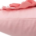 thumbnail image 5 of JWH 3D Soft Touch Flower Decorative Pillow Case Removable Cover for Living Room Bedroom Decor 18x18inch Pink, 5 of 9