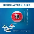 thumbnail image 3 of GSE Games & Sports Expert 2-1/4" 4.3oz in Weight Billiard Pool Ball Set for Pool Table, Game Rooms, Bars - Pearl Style, 3 of 8