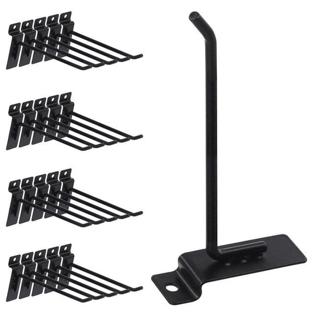 Kit surtido de ganchos Slatwall Swpeet, 20 unidades, 15 cm, resistentes