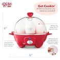 thumbnail image 2 of Rise By Dash Egg Cooker, Red, 2 of 5