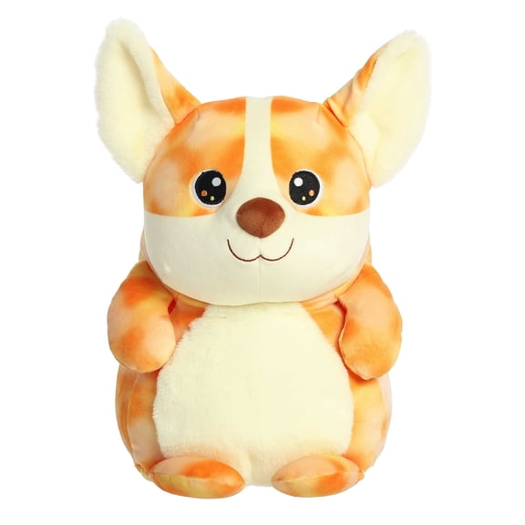 Aurora - Medium Orange Squishiverse - Squishy Jellybeans 12" Corgi - Adorable Stuffed Animal